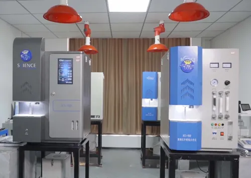 Working Process of an Oxygen-Nitrogen-Hydrogen Analyzer